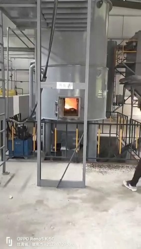 蘭州客戶生活垃圾焚燒爐設(shè)備投入使用