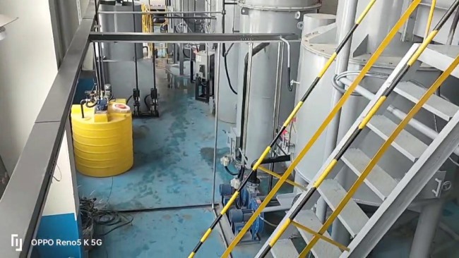 垃圾熱解車間內(nèi)部設備