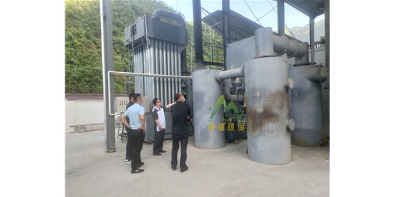 新疆領(lǐng)導(dǎo)參觀陜西生活垃圾處理站