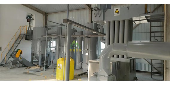 新疆某部隊(duì)生活垃圾焚燒爐安裝完成