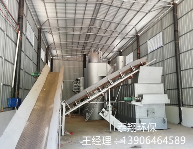 泰翔礦區(qū)垃圾熱解爐